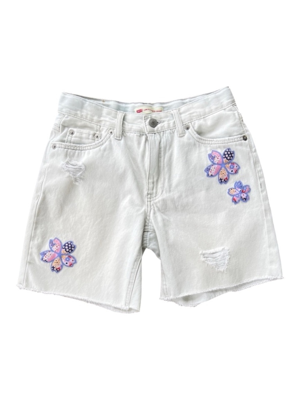 Levi’s Low Pitch Midi Shorts – Girls’ Size 14